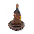 Imagem Iansã Marrom Incensário Resina Estátua 12 cm
