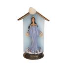 Imagem Iemanjá em Resina com Oratório MDF e Concha 16cm