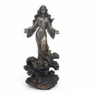Imagem Iemanjá Rainha dos Mares Bronze em Resina 28 cm Imagem Iemanjá Rainha dos Mares Bronze em Resina 28 cm