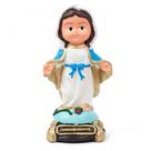 Imagem Infantil de Nossa Senhora das Graças sem Medalha em Borracha Inquebrável 15 cm Imagem Católica Estatueta