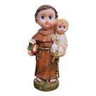 Imagem Infantil de Santo Antônio em Resina 8 cm Pequeno Miniatura Imagem Católica Decoração Imagem Infantil de Santo Antônio em Resina 8 cm Pequeno Miniatura Imagem Católica Decoração