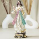 Imagem Jesus Misericordioso 20cm Resina Importada