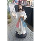 Imagem Jesus Misericordioso Resina 14 cm
