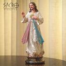 Imagem Jesus Misericordioso Resina Importado 30cm