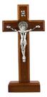 Imagem Jesus Na Cruz Crucifixo Madeira Para Mesa 23.5cm Imagem Jesus Na Cruz Crucifixo Madeira Para Mesa 23.5cm