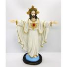 Imagem Jesus Oxala Escultura Resina Estátua 30 cm