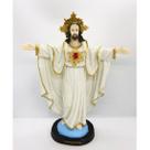 Imagem Jesus Oxala Escultura Resina Estátua 30 cm