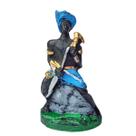 Imagem Logun edé orixá umbanda candomble resina 10 cm