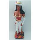 Imagem Malandra (navalha Cb) Escultura Gesso Estatua 20cm