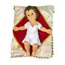 Imagem Menino Jesus Solto Na Almofada Grande 30cm