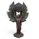 Imagem Metatron Angelical de Bronze Porta-Voz Divino 34 cm Imagem Metatron Angelical de Bronze Porta-Voz Divino 34 cm