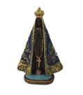Imagem Nossa Senhora Aparecida 10cm Resina Importada Padroeira do Brasil