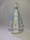 Imagem Nossa Senhora Aparecida 20cm Gesso Azul