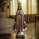 Imagem Nossa Senhora Aparecida 20cm Resina Importada