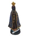 Imagem Nossa Senhora Aparecida com Oração 12 cm Resina
