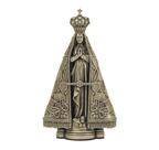 Imagem Nossa Senhora Aparecida em Metal Ouro ou Prata Envelhecido