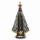 Imagem Nossa Senhora Aparecida Importada Resina 35 cm Imagem Nossa Senhora Aparecida Importada Resina 35 cm
