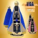 Imagem Nossa Senhora Aparecida Kit 12 Atacado Multi Tamanhos Imagem Nossa Senhora Aparecida Kit 12 Atacado Multi Tamanhos
