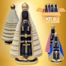 Imagem Nossa Senhora Aparecida Kit 12 Atacado Multi Tamanhos Imagem Nossa Senhora Aparecida Kit 12 Atacado Multi Tamanhos
