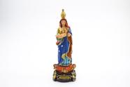 Imagem Nossa Senhora da Abadia Importada Resina 14 cm