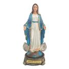 Imagem Nossa Senhora da Medalha Milagrosa 20cm Resina Dicapri