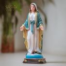 Imagem Nossa Senhora Das Graças 20cm Resina Importada