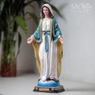 Imagem Nossa Senhora Das Graças 30cm Resina Importada