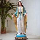 Imagem Nossa Senhora Das Graças 40cm Resina Importada