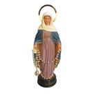 Imagem Nossa Senhora Das Lágrimas Com Terço 30cm Original Artesanato Costa