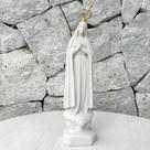 Imagem Nossa Senhora de Fátima 28 cm C/Aureola Dourada