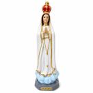 Imagem Nossa Senhora de Fátima 29cm em Gesso Religiosa