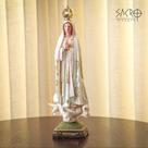 Imagem Nossa Senhora de Fátima 30cm Resina Importada