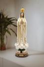 Imagem Nossa Senhora De Fátima 60cm Resina Importada