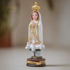 Imagem Nossa Senhora De Fátima Baby 12cm Resina Importada