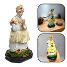 Imagem Nossa Senhora de La Salette Sentada Resina 19 cm