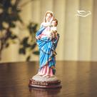 Imagem Nossa Senhora Do Rosário 15cm Resina Estatueta