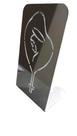 Imagem Nossa Senhora - Peça decorativa de mesa em aço inoxidável - 15cm Imagem Nossa Senhora - Peça decorativa de mesa em aço inoxidável - 15cm