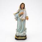 Imagem Nossa Senhora Rainha da Paz Importada Resina 13 cm