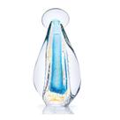 Imagem Nossa Senhora Santa Pequena Azul Gold Ouro 24k Cristal Murano São Marcos 21x12cm Imagem Nossa Senhora Santa Pequena Azul Gold Ouro 24k Cristal Murano São Marcos 21x12cm