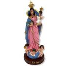 Imagem Nossa Sra da Cabeça Escultura Resina 17 cm