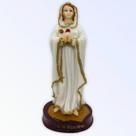 Imagem Nossa Sra Da Rosa Mística Escultura Resina 14 cm