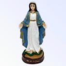 Imagem Nossa Sra Das Graças Escultura Resina 15 cm Imagem Nossa Sra Das Graças Escultura Resina 15 cm