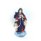 Imagem Nossa Sra Desatadora Nós Escultura Resina 07 cm