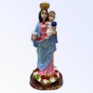 Imagem Nossa Sra Dos Aflitos Escultura Resina 14 cm