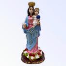 Imagem Nossa Sra Dos Aflitos Escultura Resina 14 cm