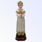 Imagem Nossa Sra Salete Escultura Resina 16 cm