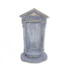 Imagem Oratório Cinza Escultura Resina 24 Cm