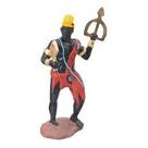 Imagem Orixa Logunede Escultura Resina Estatua 25 Cm