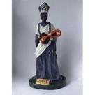 Imagem Orixa Nana Escultura Gesso Estatua 21 Cm