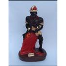 Imagem Orixa Orixa Exu Escultura Gesso Estatua 10 Cm